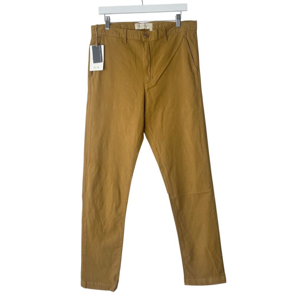 Road to Nowhere Men's Skye Trouser in Garment Dyed Japanese Twill SIZE 34 - Picture 2 of 8